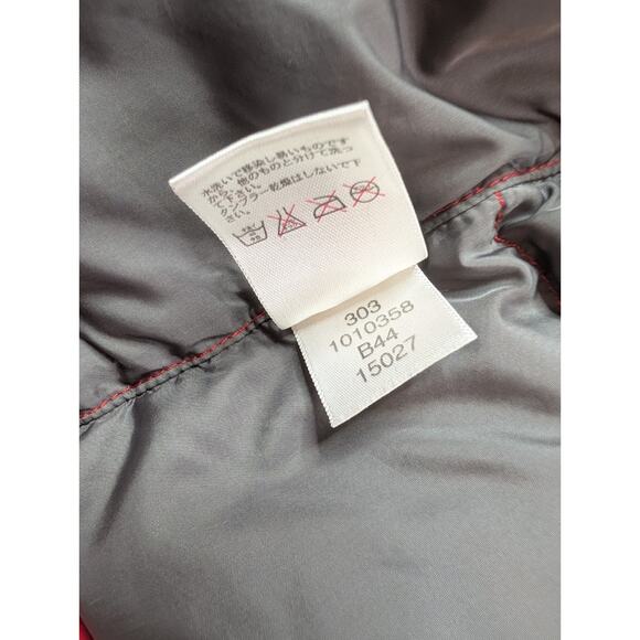 The North Face Nuptse 700 Down Fill Jacket Womens Medium Red Winter Puffer Coat - Picture 14 of 16